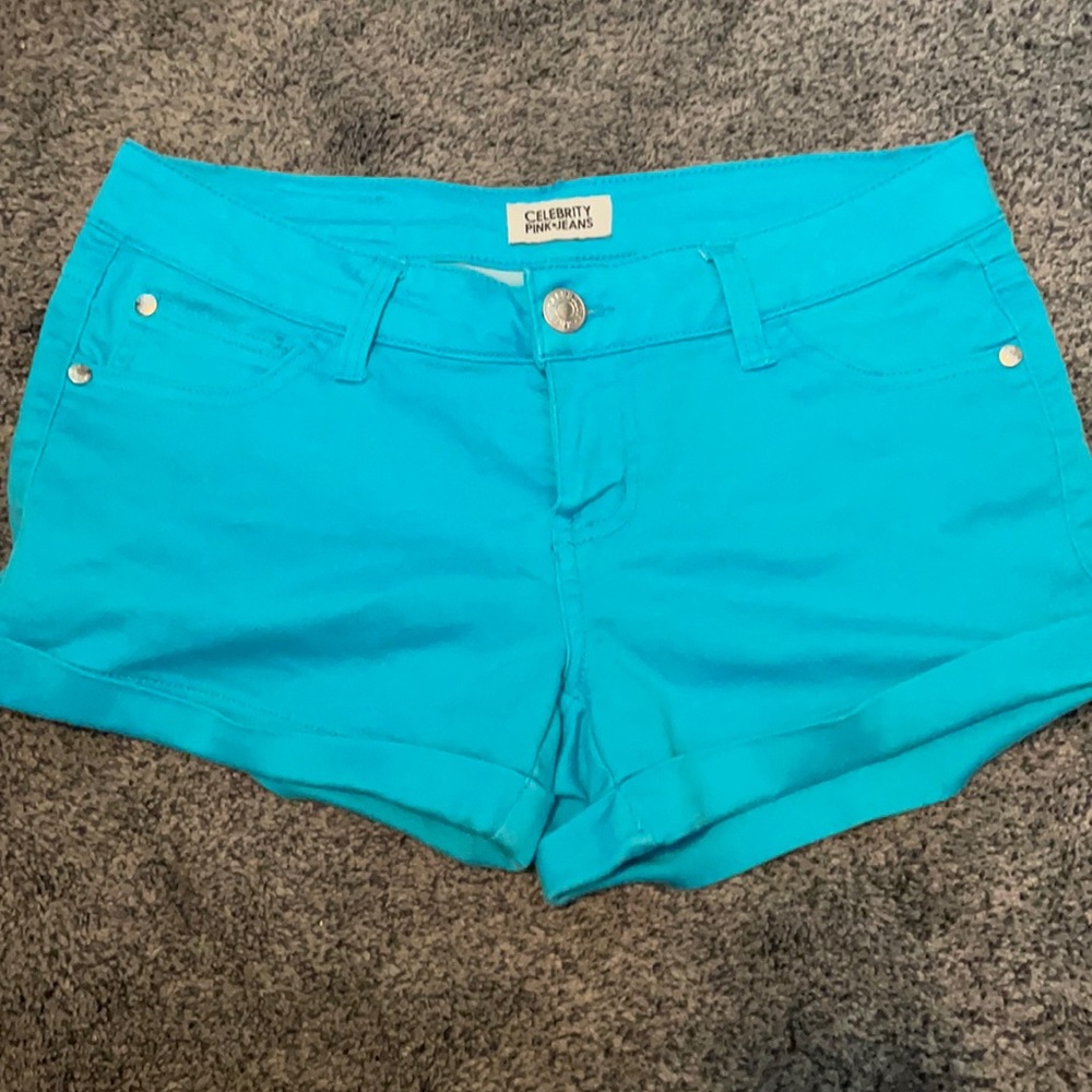 Bright blue jeans for sale!